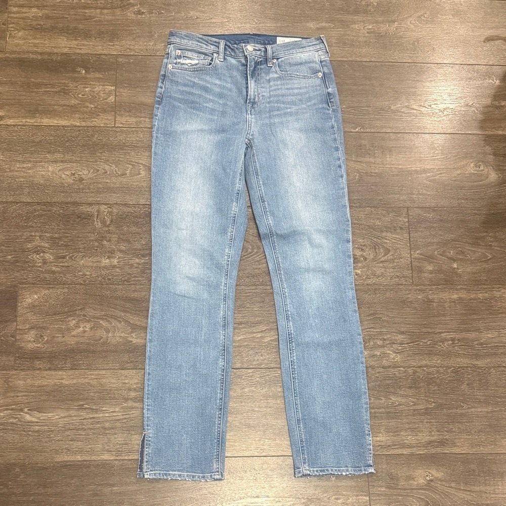 GAP Light Blue Straight-Leg Women's Jeans